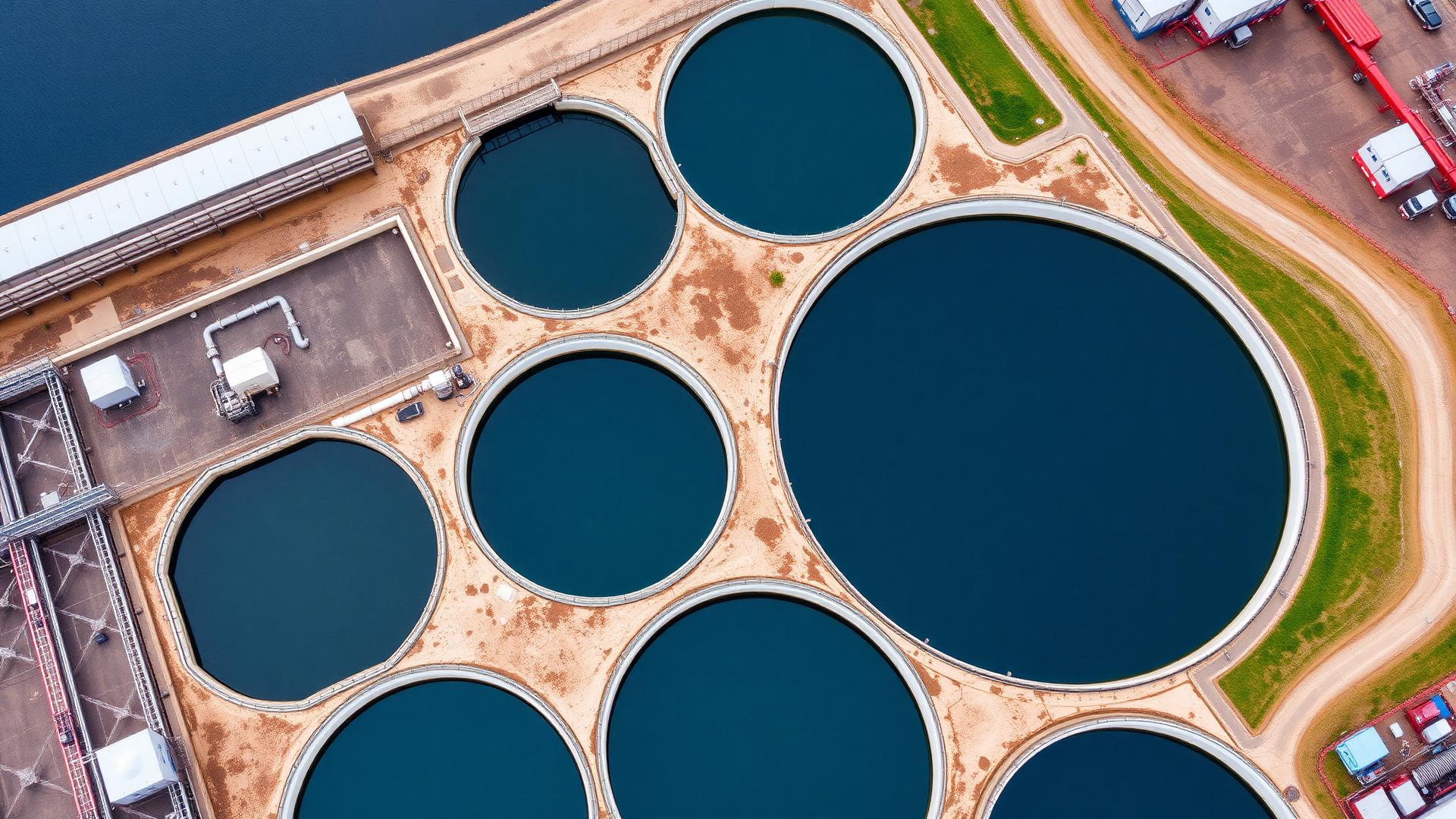 Industrial processing and water treatment facility