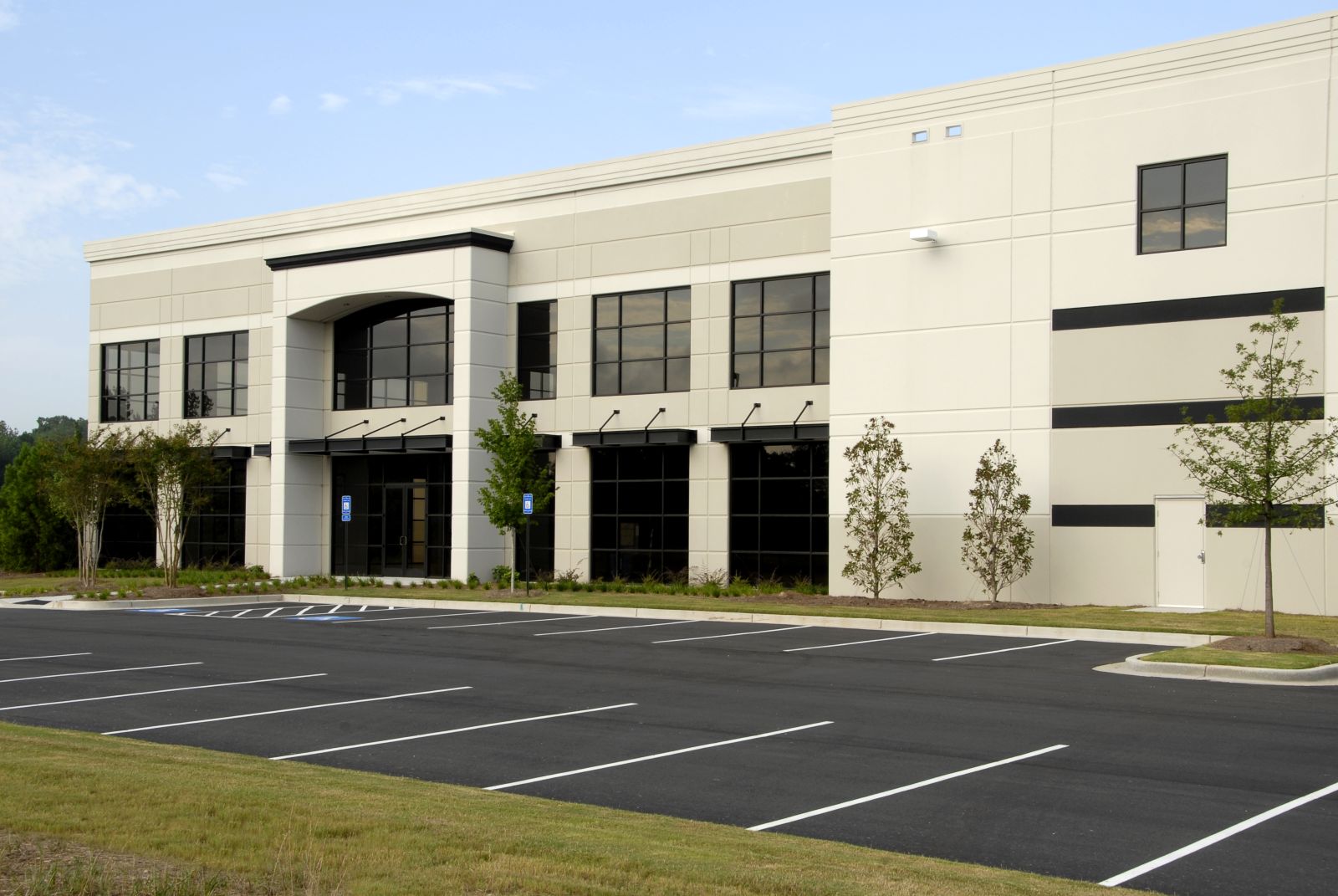 Commercial facility served by building water systems
